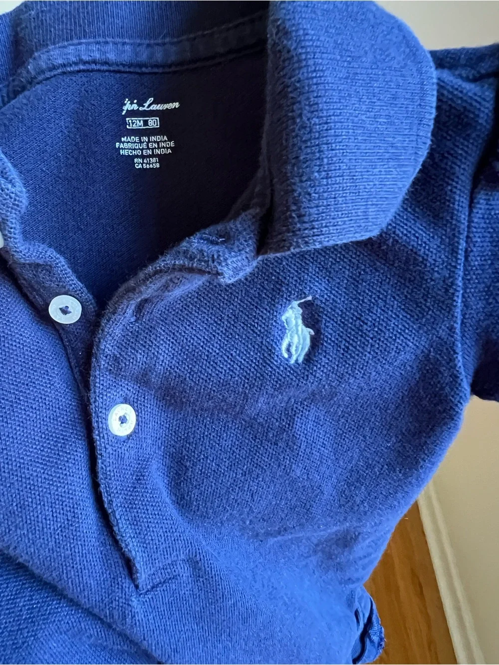 Ralph Lauren Girls' Navy Polo Dress size 12M